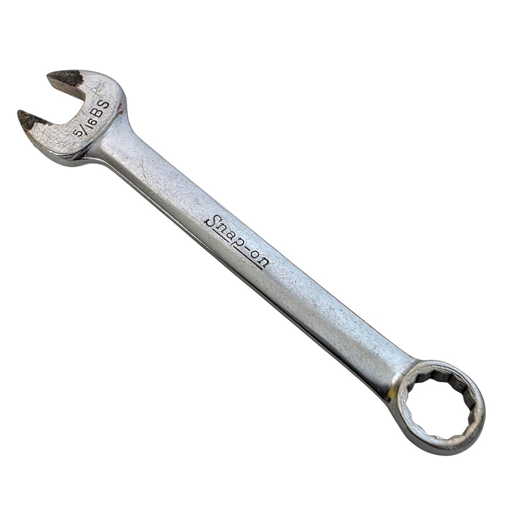 Snap-on WOEX100 5/16 BS British Standard Combination Wrench 12-Point USA Vintage